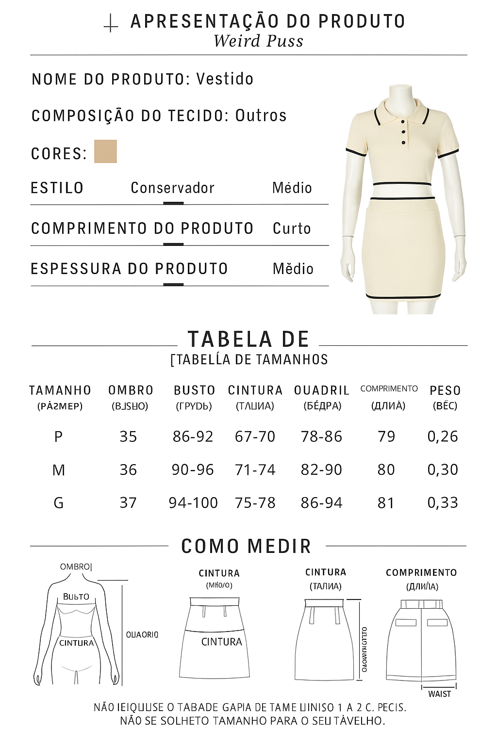 Cropped Polo e Saia – Street Fashion