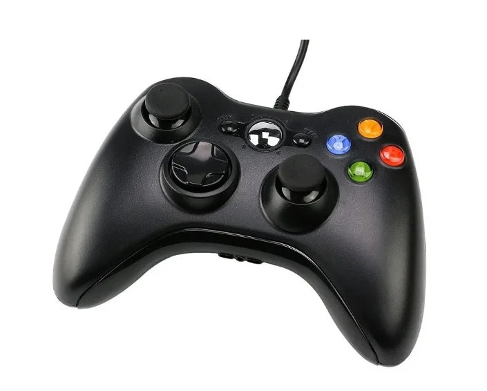 Controle De Xbox 360 Com Fio Para Video Game e PC/ Fat E Pc