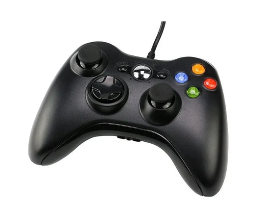 Controle De Xbox 360 Com Fio Para Video Game e PC/ Fat E Pc