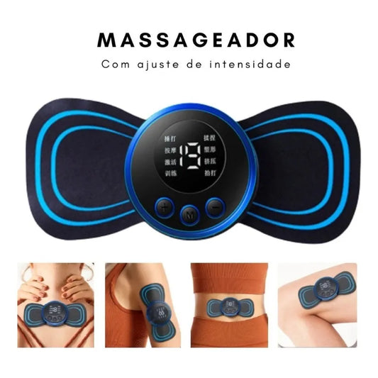 Massageador Portátil EMS para Dor Cervical