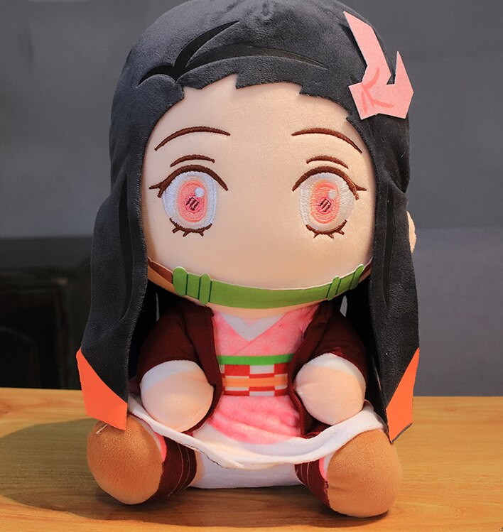 Brinquedos do Anime Demon Slayer Kimetsu No Yaiba - Conjunto de Bonecos de 20cm