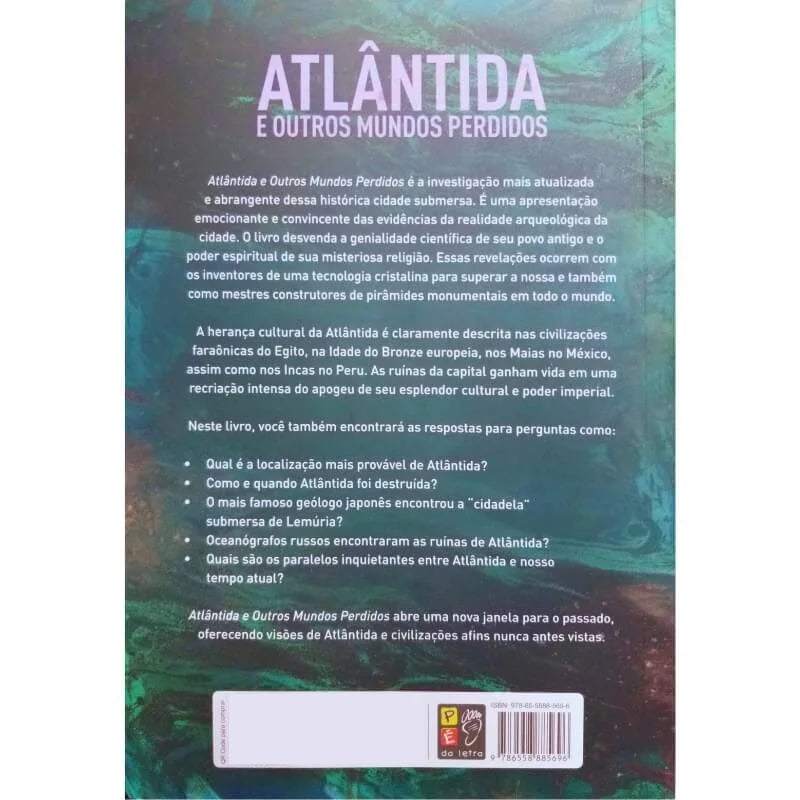 Atlântida Mundos Perdidos: Frank Joseph e Novos Indícios - Livro Físico sobre Atlantis e Além