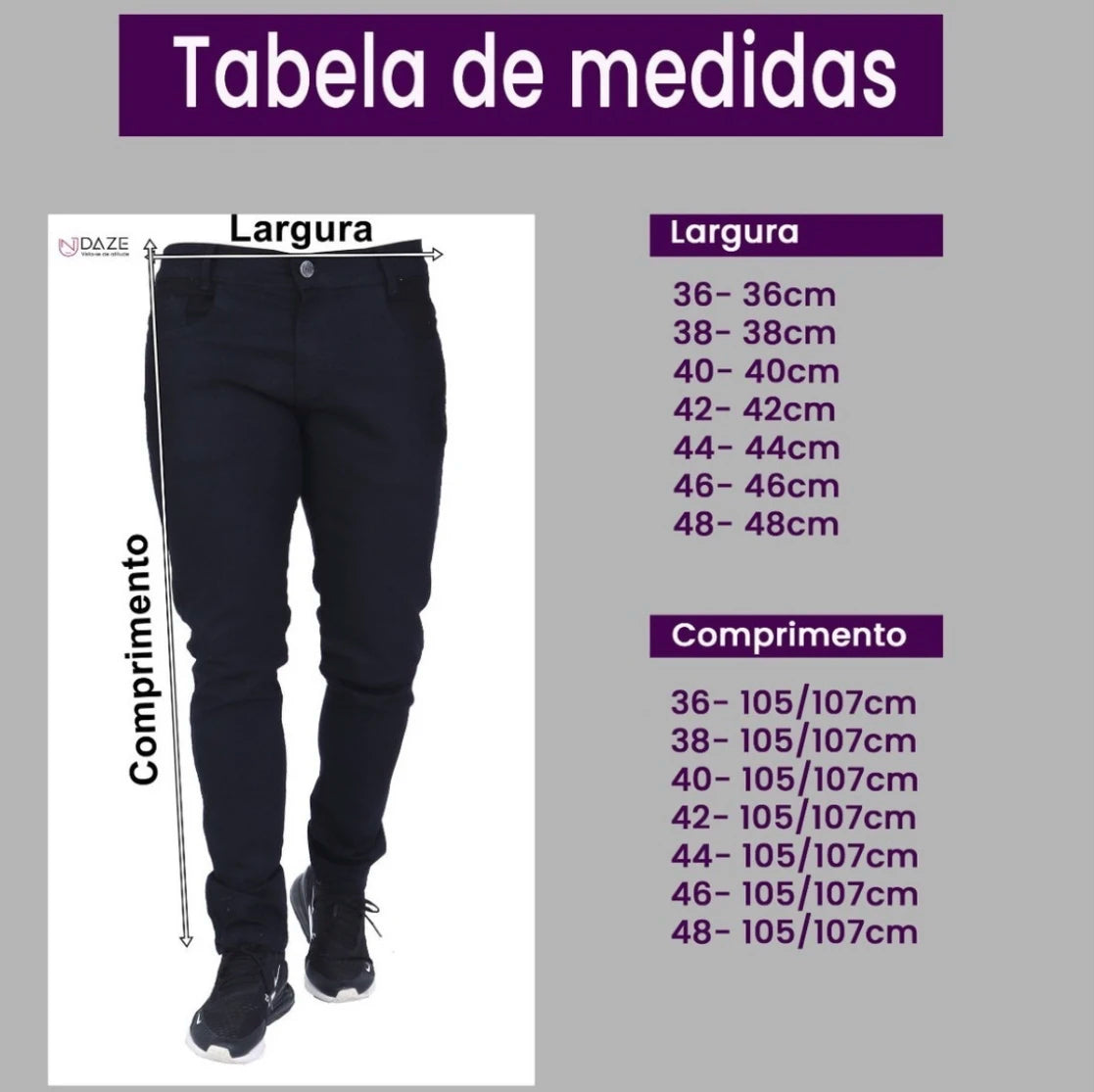 Calça Sarja Slim Masculina Marrom com Lycra