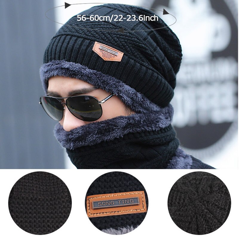 Gorro de Lã Skullies Beanies Unissex